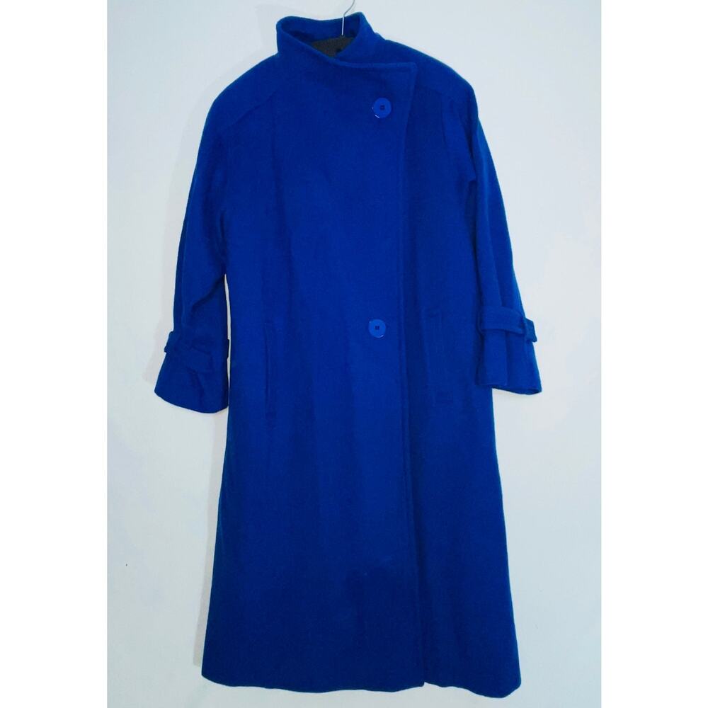 Vintage Feminella Long Wool Coat - Women's Size EUR 36 (US 6) - Made in England